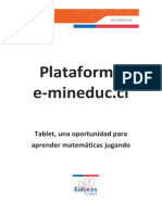 Tutorial Plataforma E-Mineduc CursoTabletv2