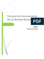 Principio de Funcionamiento de Las Bombas Reciprocantes