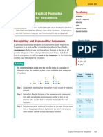 Explicit Formulas For Sequences: Vocabulary