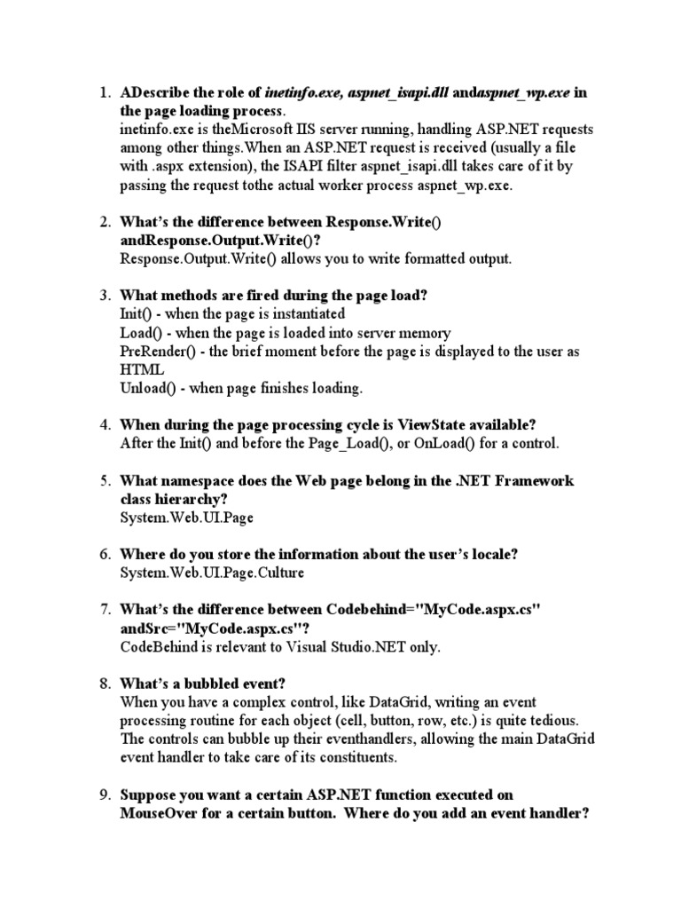 The Page Loading Process | PDF | Dynamic Web Page | World Wide Web