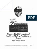 OSHAD Practitioners Course PDF