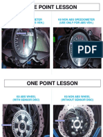 One Point Lesson: K8 Non Abs Speedometer (Use Only For Abs Veh.) K8 Abs Speedometer (Use Only For Abs Veh.)