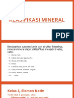 Klasifikasi Mineral