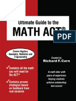 Ultimate Guide To The Math ACT - Richard Corn