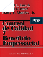 Control de Calidad y Beneficio Empresarial 1ed - Ronald H. Lester PDF