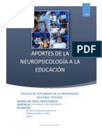 Neuropsicología y Educación