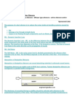 Classification of Noise Reduction Silencers