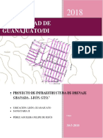 Proyecto de Infraestructura de Drenaje Granada, León, Gto