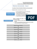 Módulo Relaciones Internacionales - Grupo 1