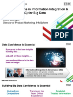 New Innovations in Information Integration & Governance (IIG) For Big Data