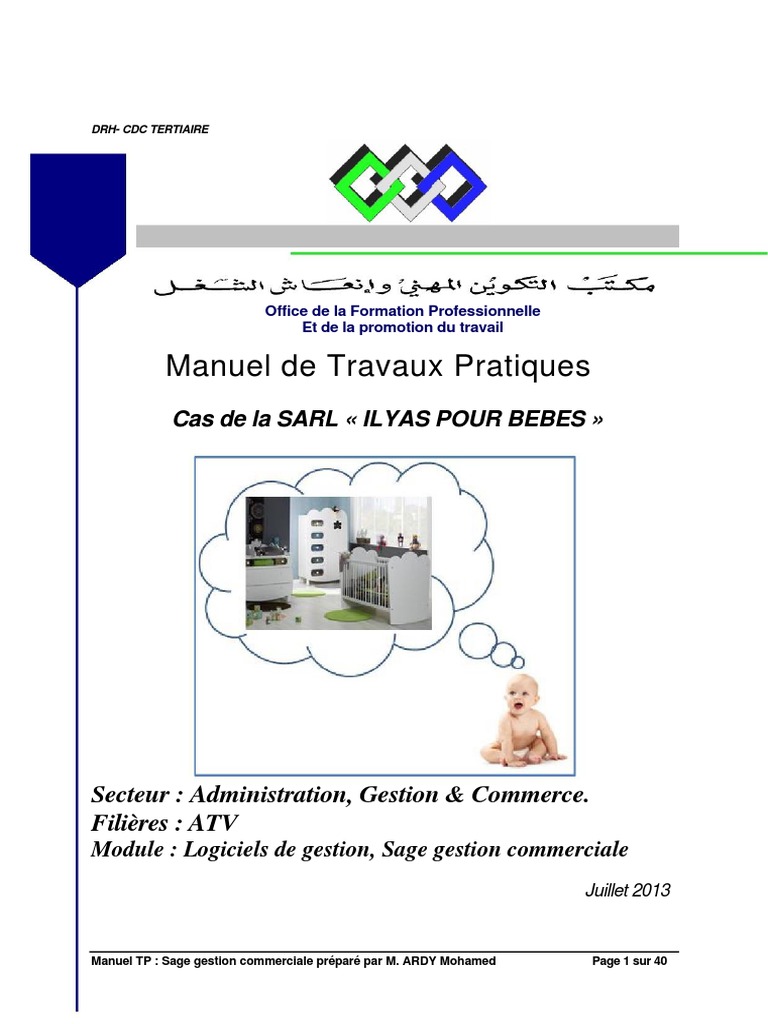 Tp Logiciel Saari Gestion Com 2013 Atv Ofppt Facture Inventaire