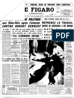 L'assassinat de Robert Kennedy Dans Le Figaro