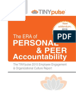 2015 Employee Engagement Organizational Culture Report