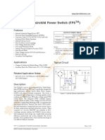FSDM311: Green Mode Fairchild Power Switch (FPS)