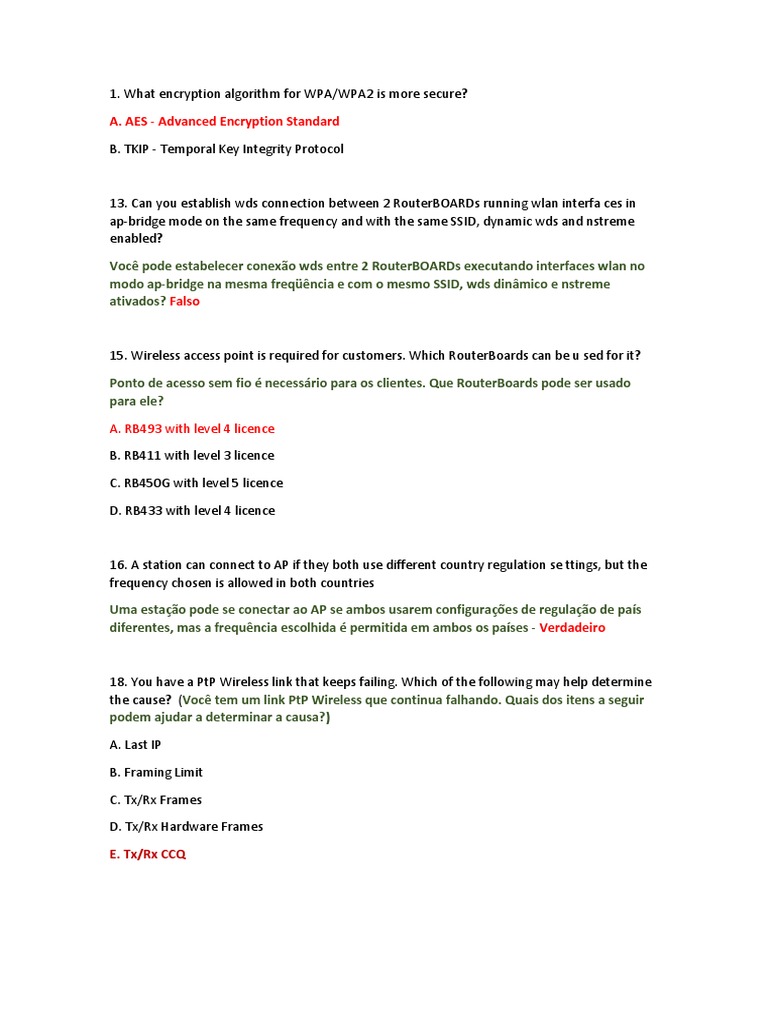 MTCNA Schulungsunterlagen