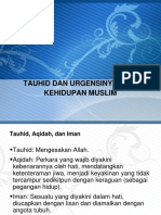 Tauhid Dan Urgensinya Bagi Kehidupan Muslim