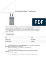 Envirotran Single-Phase Overhead Transformers: Features