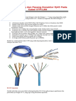 Cara Crimping Dan Pasang Konektor RJ45 Pada Kabel