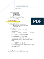 Boiler Heat Balance Sample Calculation Power Plant Design