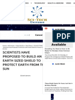 Scientists Have Proposed To Build an Earth Sized Shield to Protect Earth from the Sun | Sci-Tech Uni.pdf