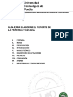 G SA 01 Guia para Elaborar El Reporte de La Practica y Estadia Licenciatura Mildred Bien