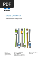 Simulate ONTAP 9.3 Installation and Setup Guide