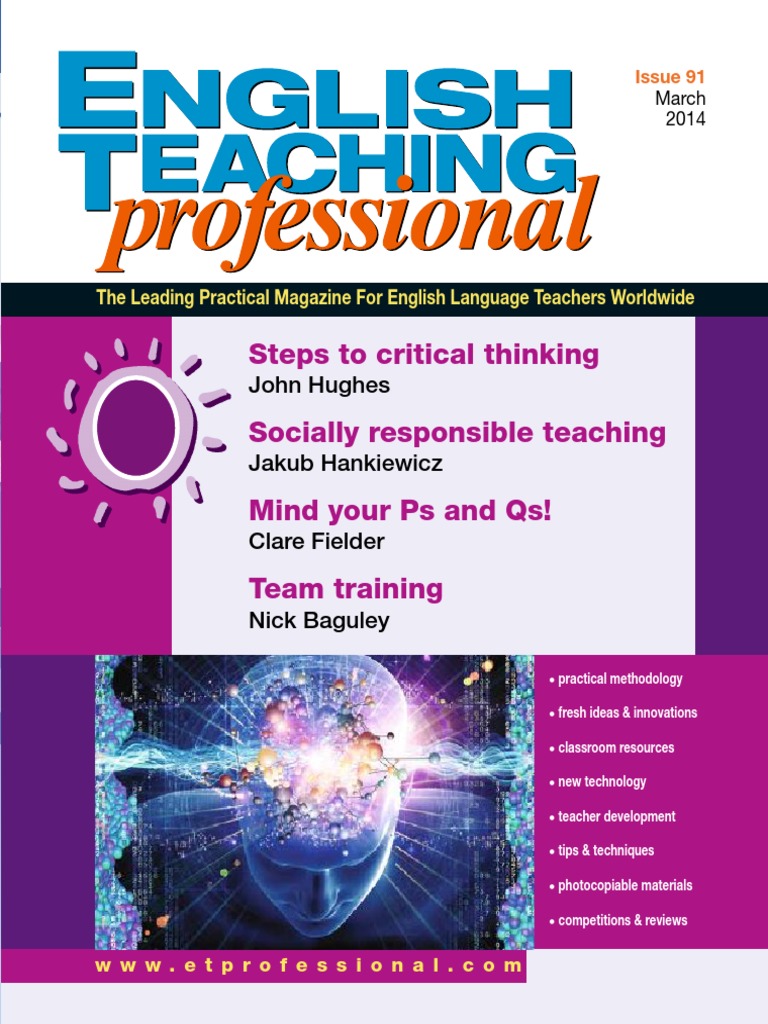English Teaching Professional | PDF | Critical Thinking | International ...