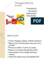 Airtel-MTN Merger Failure-An Oppurtunity Lost?: Presented By-Amit Panwar Sandeep Phoke Pankaj Londhe