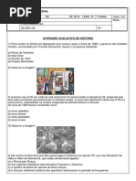 AVALIAÇÃO História 9 Ano Scrb