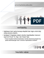 Evaluasi Teori Kepribadian Psikoanalisis