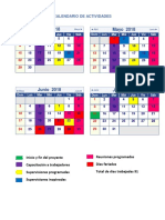 Calendario de Actividades