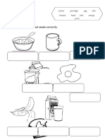 Healthy Food Crosswords Fun Activities Games Worksheet Template 41218