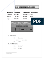 Datos Generales: Provincia Viviendas Principales Porcentaje