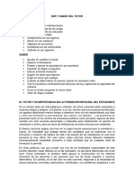 El perfil y funciones del tutor: clave para la formación integral del estudiante