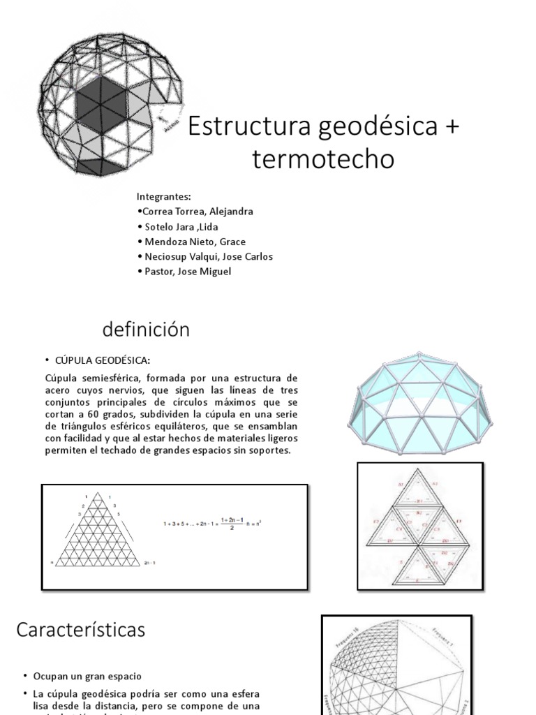 Definición y Planos de Estructuras Geodésicas | PDF | Hazme | Naturaleza