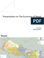 Presentation  on Nepal economy