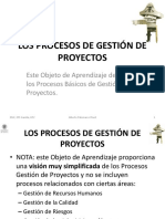 1.1.4 Los Procesos de Gestión de Proyectos (1)