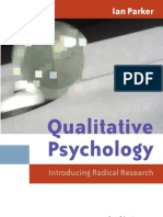 Qualitative Psychology