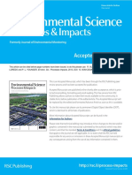 Processes & Impacts: Environmental Science