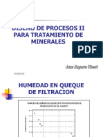 Diseño Procesos - II Incluye Pre Concentracion Gravimetrica