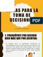 10 reglas para tomar mejores decisiones