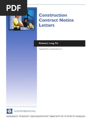 Long Intl Construction Contract Notice Letters