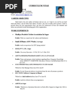 Curriculum Vitae: Aditya Shukla