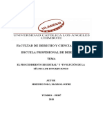 "Evolución de La Técnica de Inscripciones Maykol Jimenez