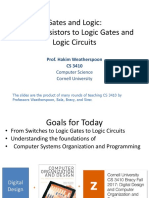Gates and Logic: From Transistors To Logic Gates and Logic Circuits
