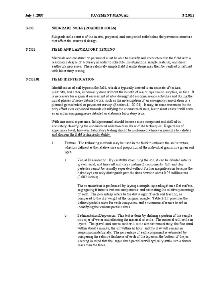Subgrade Soils PDF | PDF | Technology & Engineering