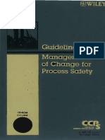 Guidelines For Management of Change For Process Safety - Libro Completo PDF