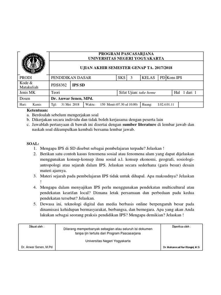 Contoh Kasus Pembelajaran Ips Kelas 4 Cara Mengajarku