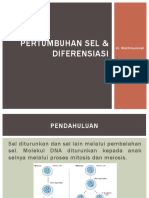 Pertumbuhan Sel & Diferensiasi