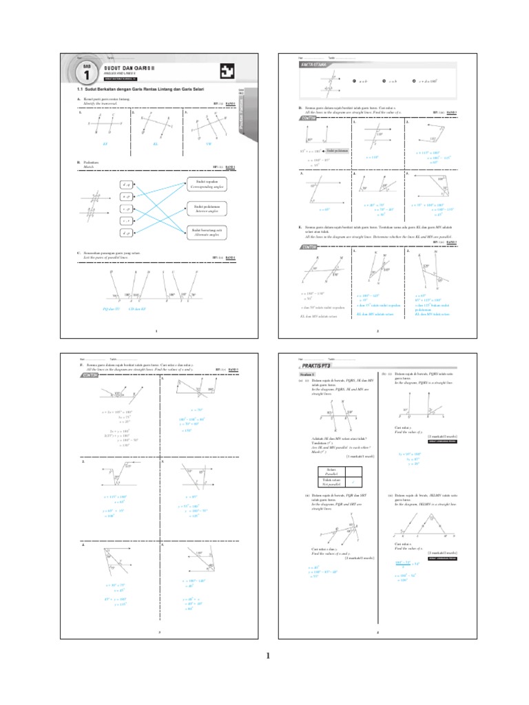 Jawapan Lengkap Matematik Tingkatan 3 Bahagian A